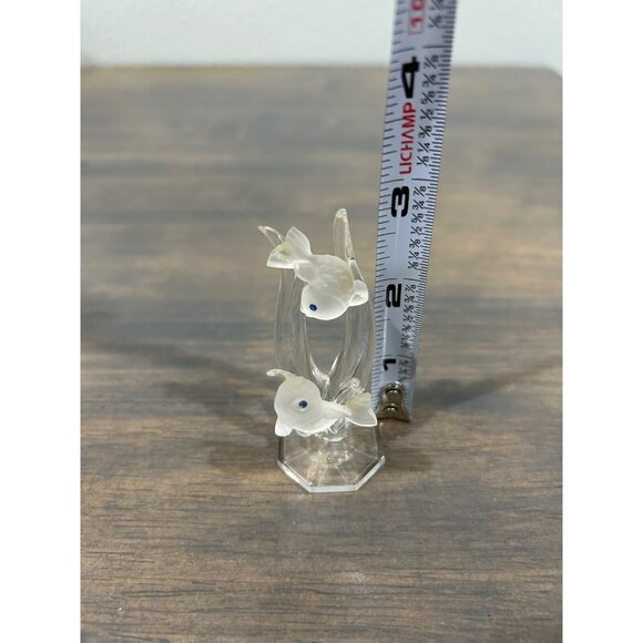 Crystal Images By Crystallite 2 Frosted Reef Fish Figurine 3" - Picture 7 of 7